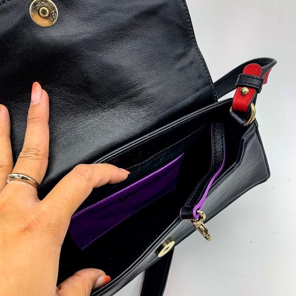 HEIRLOOM Leather with Python Trim Crossbody/Clutch - Picture 4 of 7